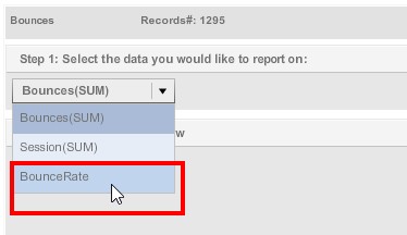 Созданное вычисляемое поле теперь доступно в области «Select the data you would like to report on»